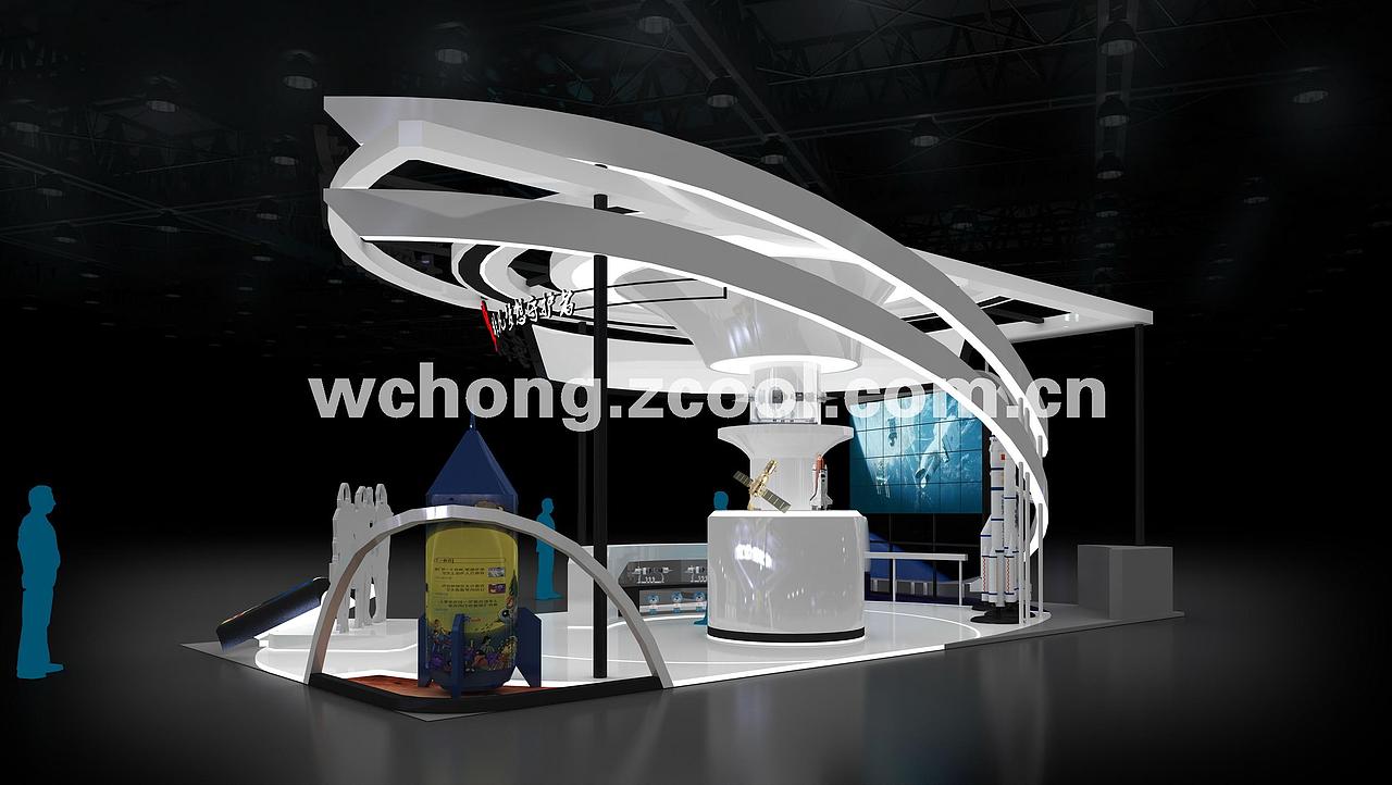 (已建成)亚邮会太空邮局展台设计