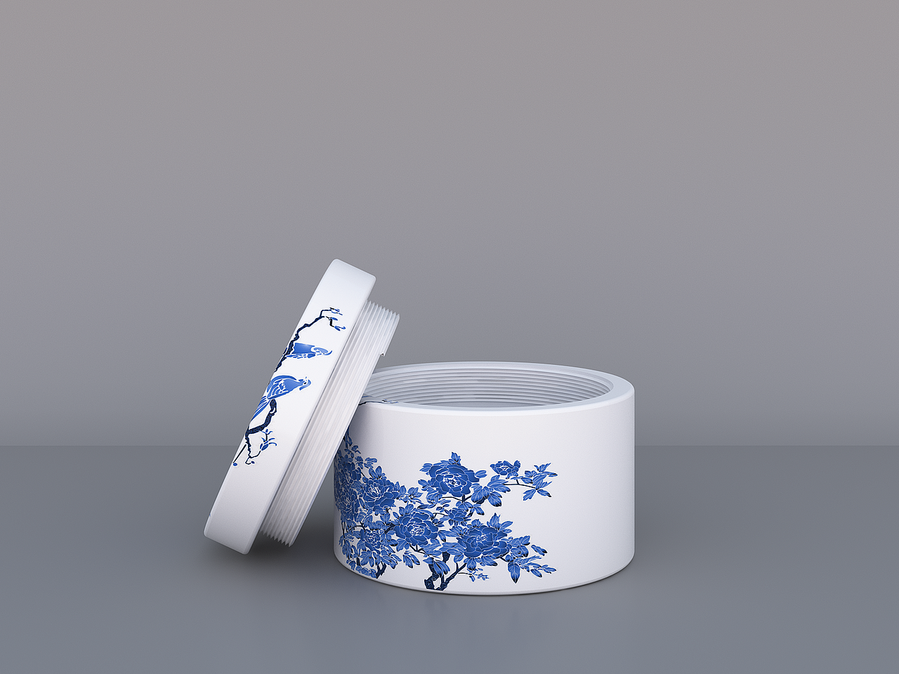 新型陶瓷材料结合青花瓷在化妆品包装上的应用