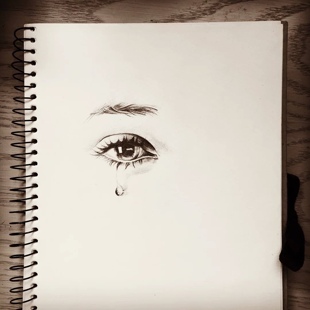 周小馋 的 素描.一只眼睛