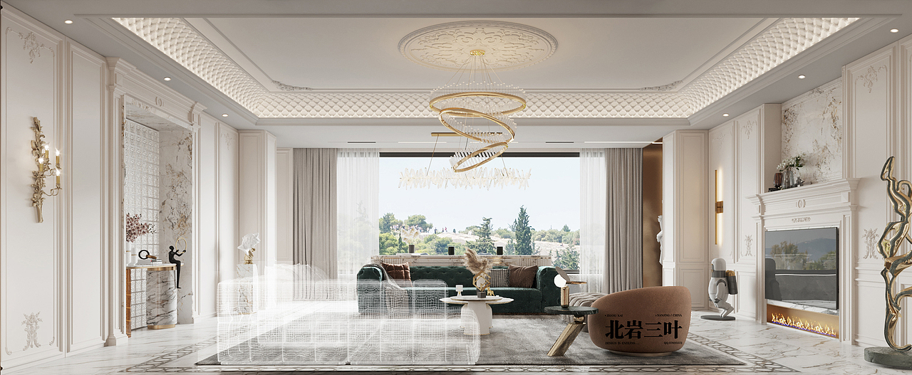 美式--现代（图ZMjg1NzkxOTA4） - 家装设计 - 站酷设计师北岩三叶原创素材 - 站酷ZCOOL