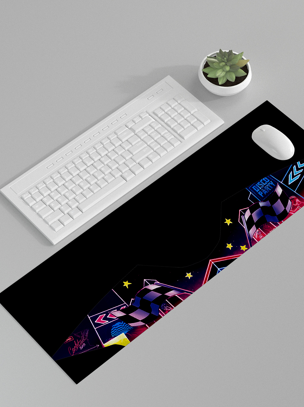 赛博朋克-夜晚城市赛车