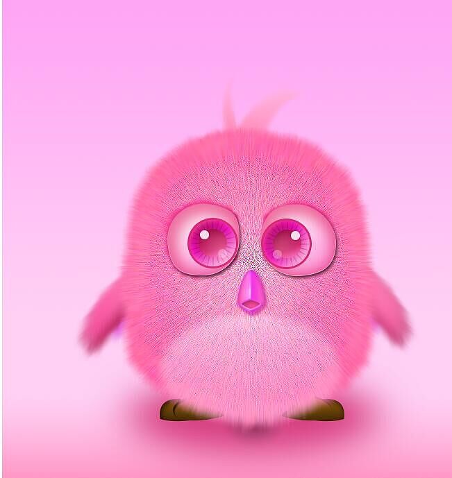 不知道是小鸡还是小鸟的一个图