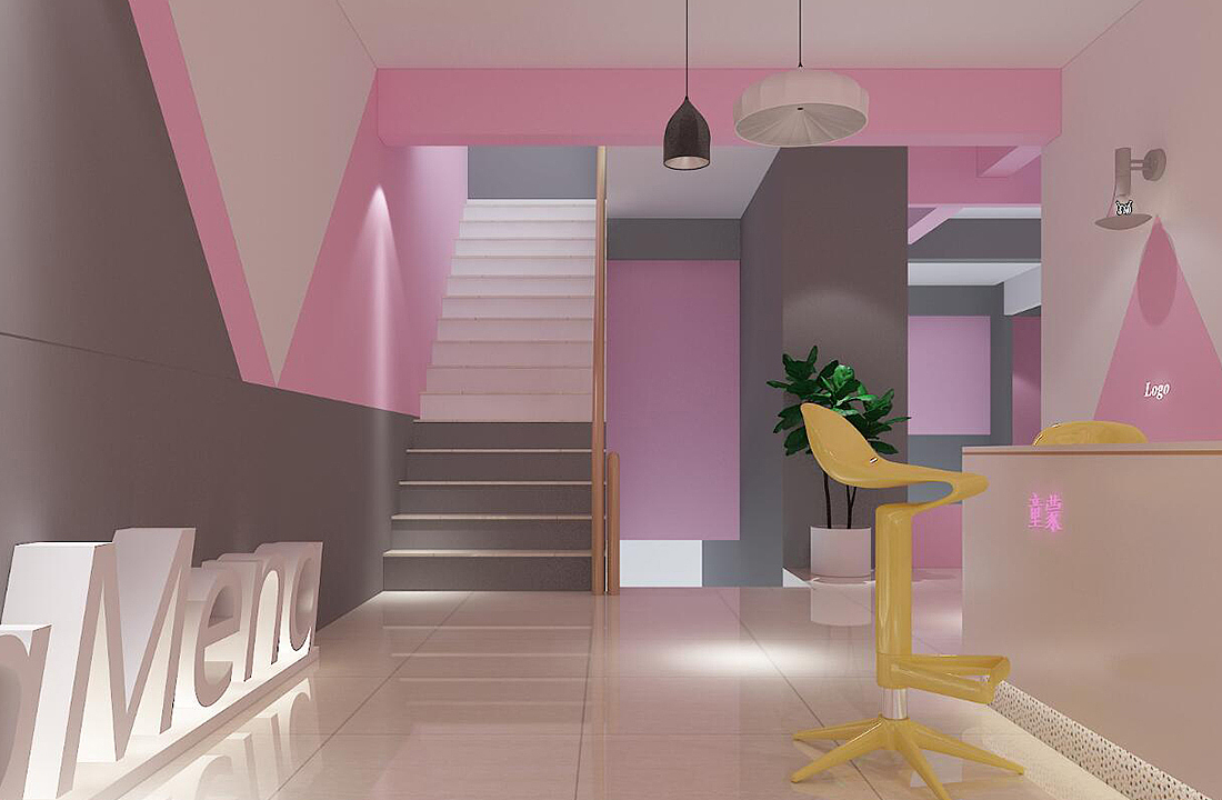 马卡龙的粉色，让月薪3万的设计师也黯然失色（图ZMjIzOTUyMzg0） - 家装设计 - 站酷设计师梵度Design原创素材 - 站酷ZCOOL