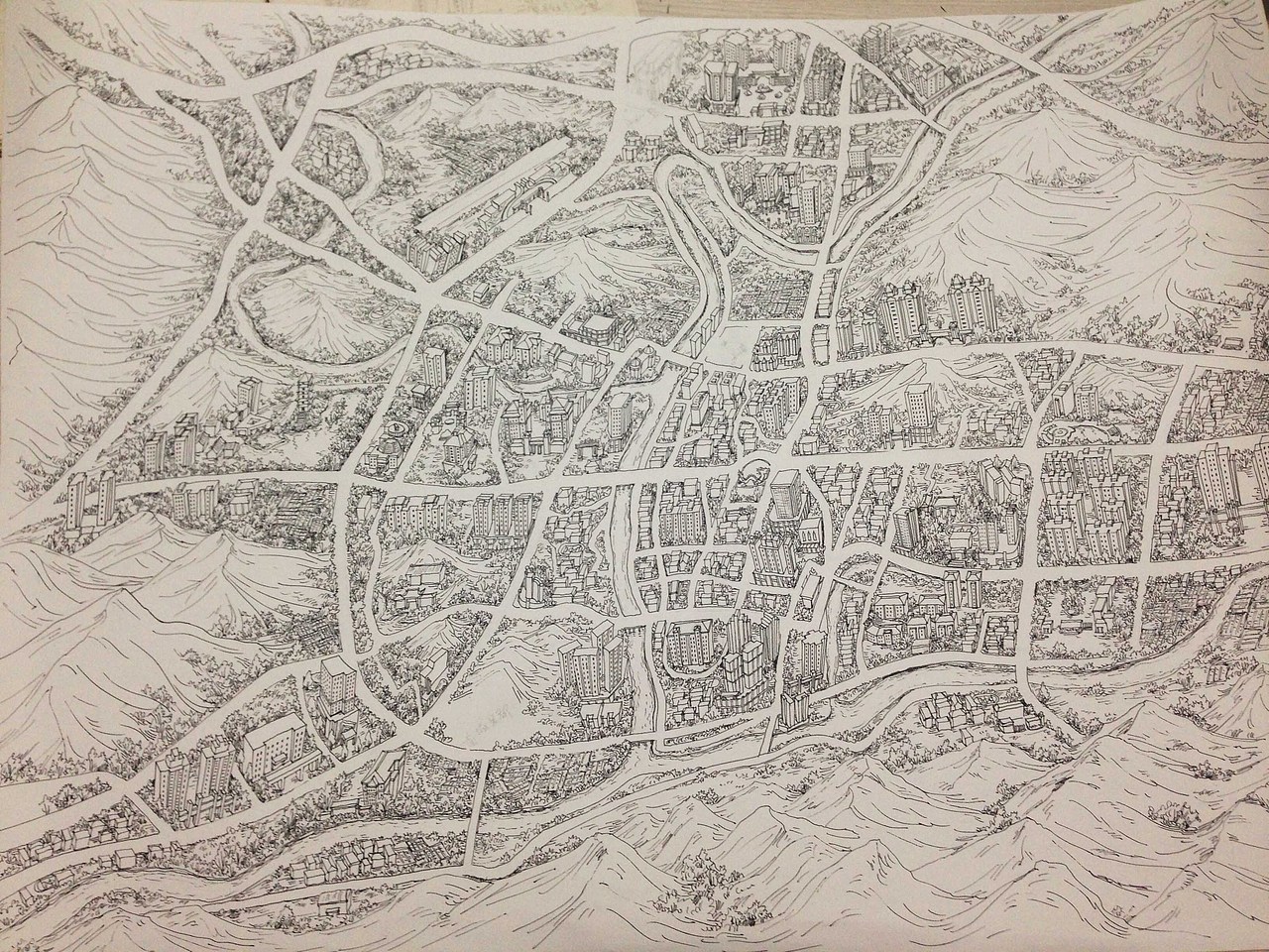 景德镇房产地图（图ZMzEyMTc3MDA=） - 商业插画 - 站酷设计师PeteZheng原创素材 - 站酷ZCOOL