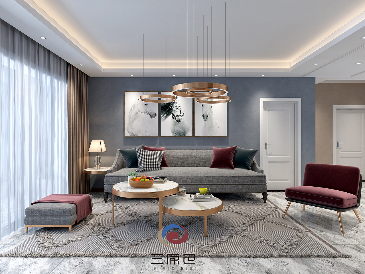 三原色工作室2017年部分表现作品！（图ZMTAzNjc5NjMy） - 家装设计 - 站酷设计师YI念间原创素材 - 站酷ZCOOL
