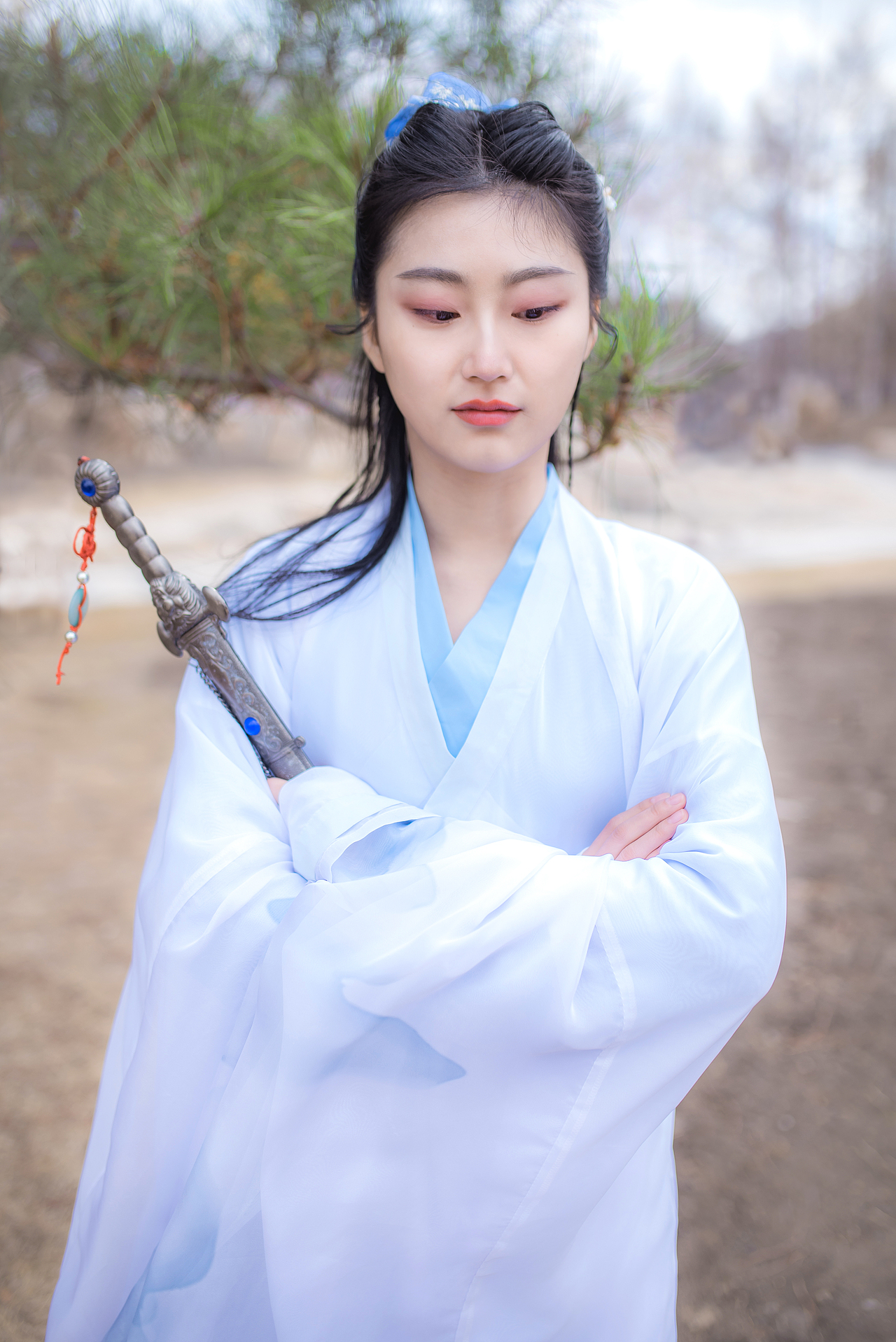 似帶如絲柳，團酥握雪花（圖ZMTEzNzgzMTc2） - 人像攝影 - 站酷設(shè)計師小小嗣原創(chuàng)素材 - 站酷ZCOOL