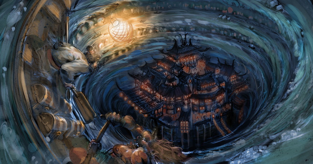《罗刹海市》（图ZMTc4NzIwNDg0） - 其他平面 - 站酷设计师苗壮原创素材 - 站酷ZCOOL