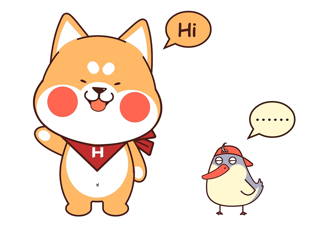 柴犬吉祥物角色设计