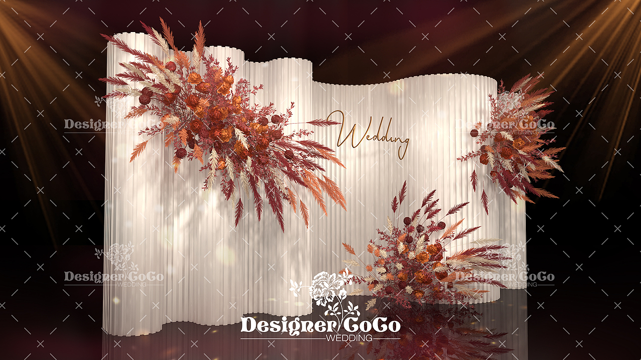 【3D婚礼设计】3D效果图（图ZMTUyNjI1MTIw） - 舞台美术 - 站酷设计师小银铃猫原创素材 - 站酷ZCOOL