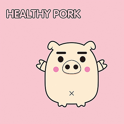 一只猪的卡通形象设计