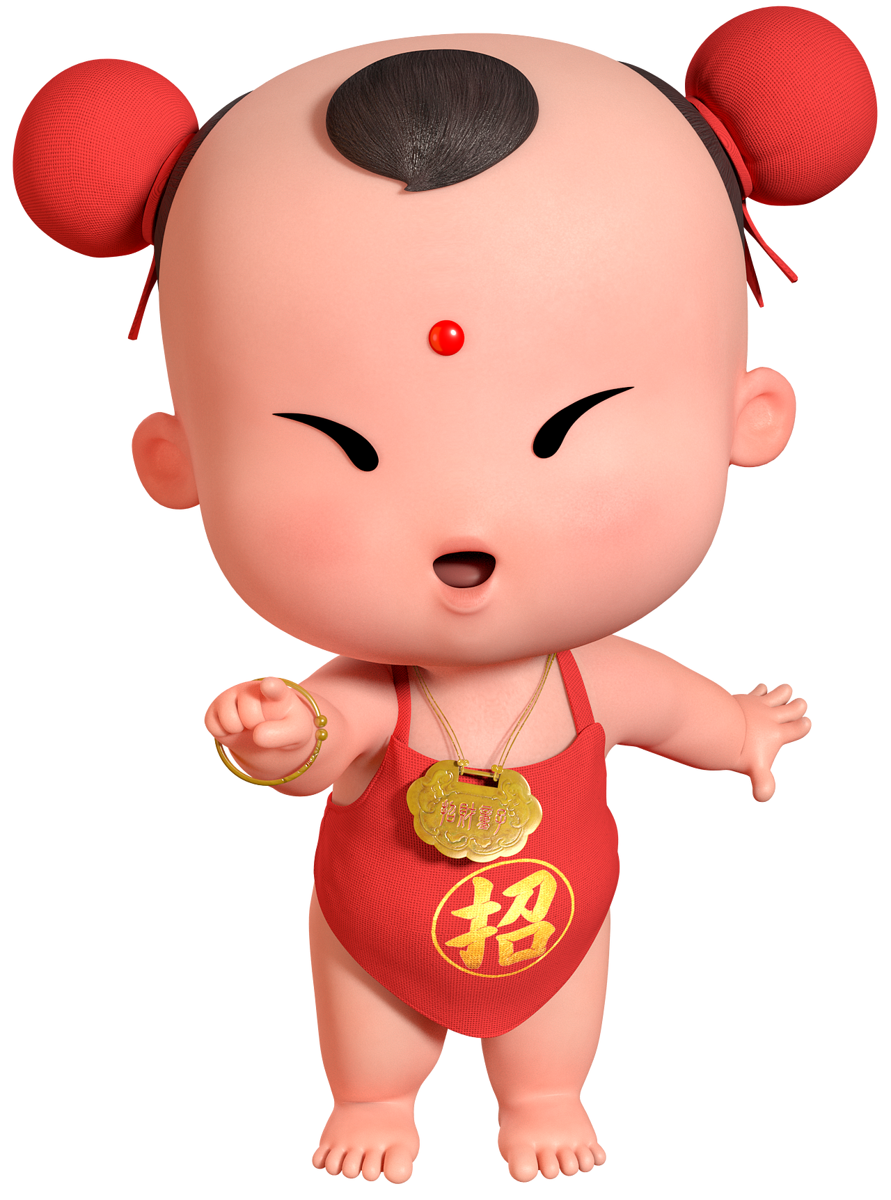 招财童子吉祥符动漫成套表情