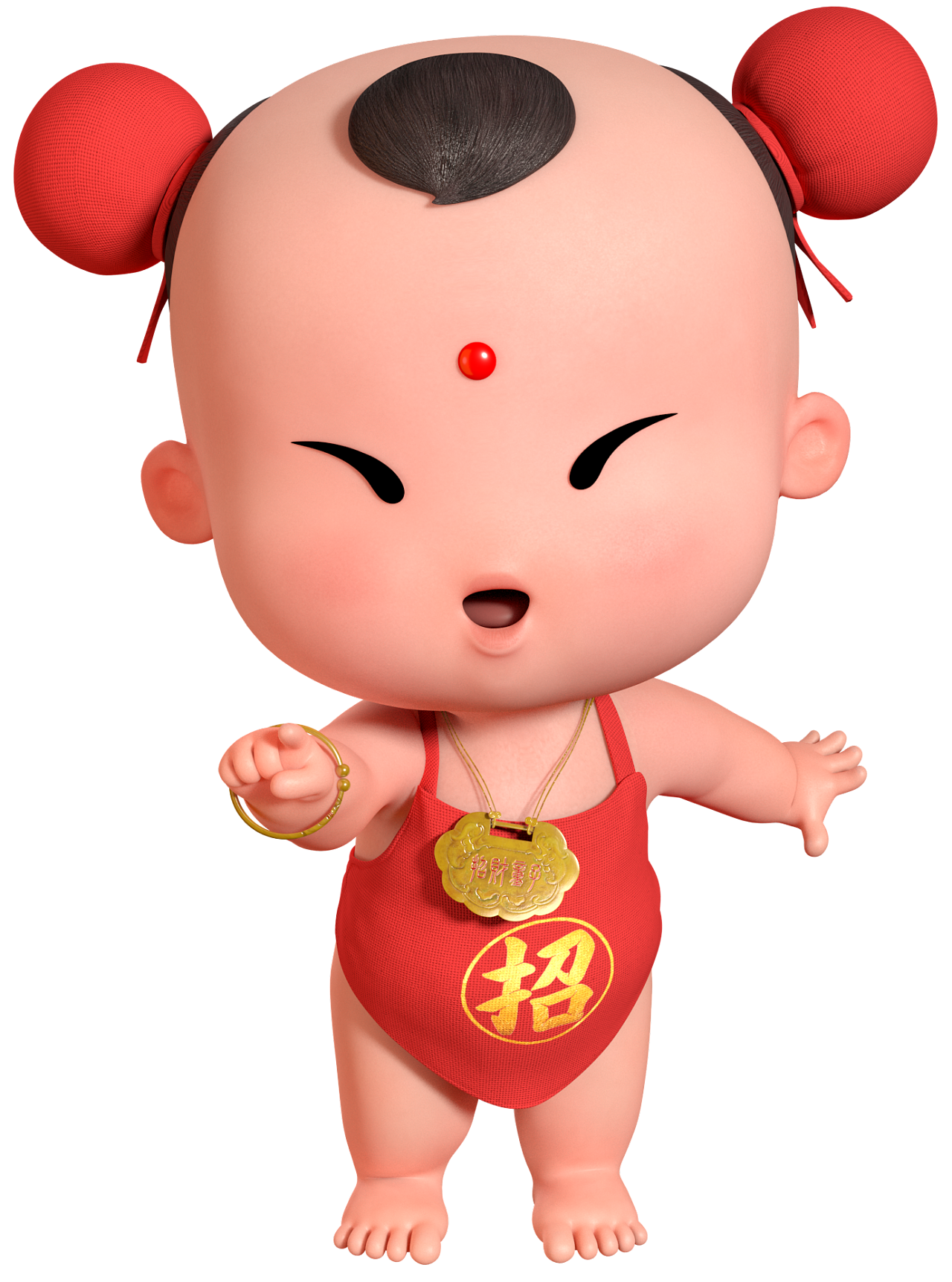 招财童子吉祥符动漫成套表情