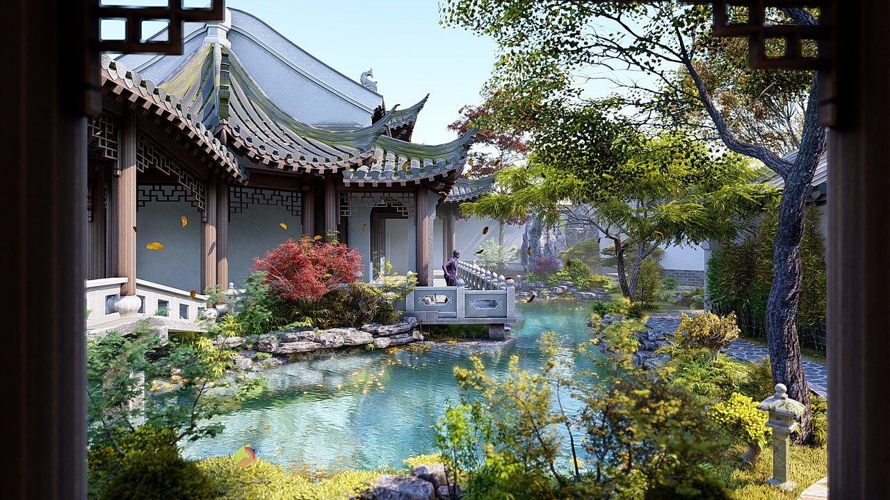 lumion 古建表现（图ZMTA5NTk0MTg0） - 动画/影视 - 站酷设计师BEEHIVE_唐原创素材 - 站酷ZCOOL