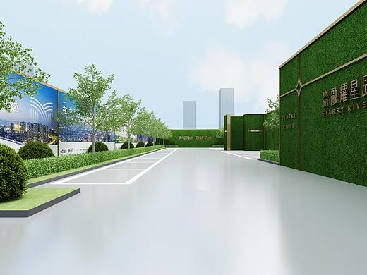 绿植围挡