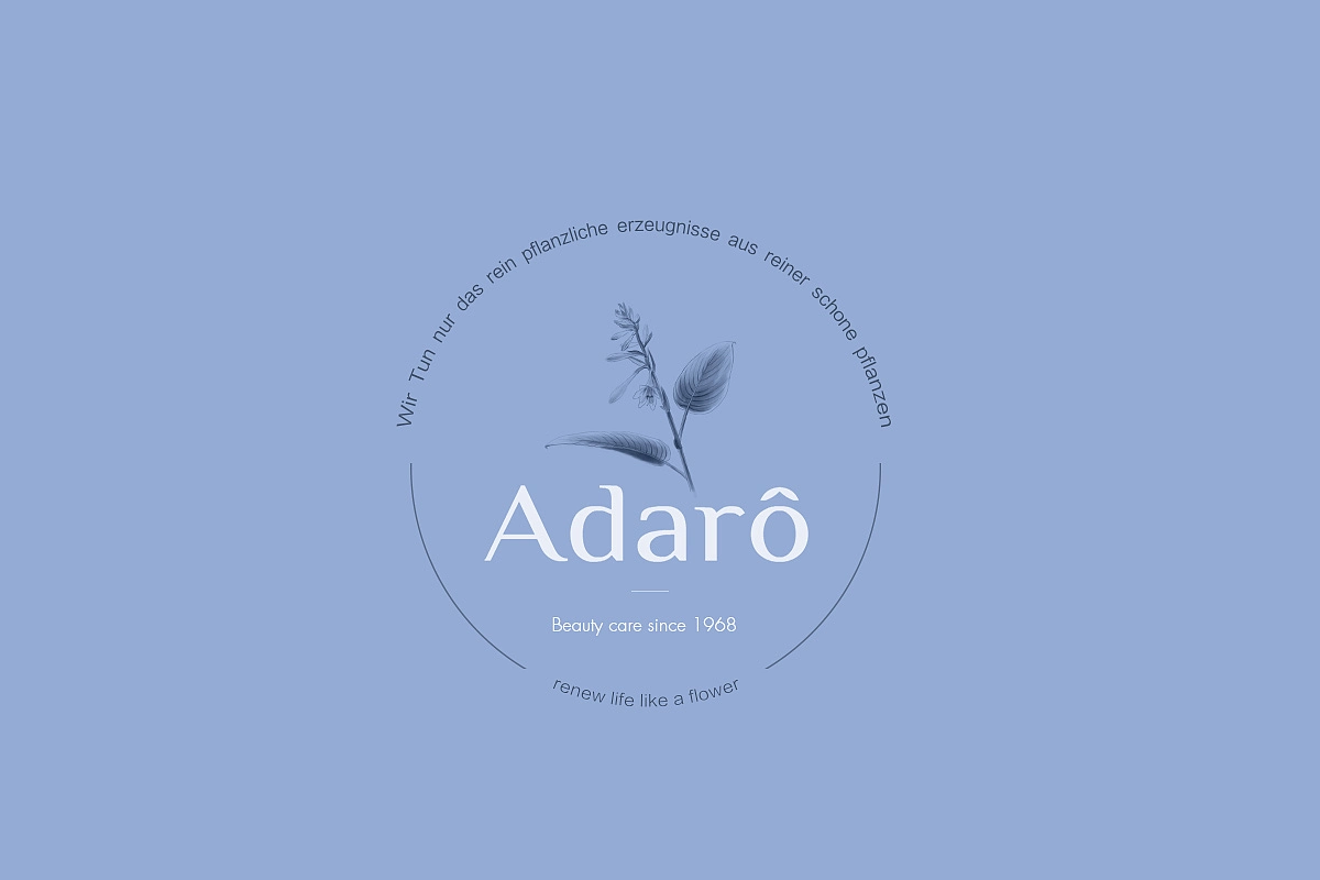 两个品牌Logo设计-玻璃/化妆品