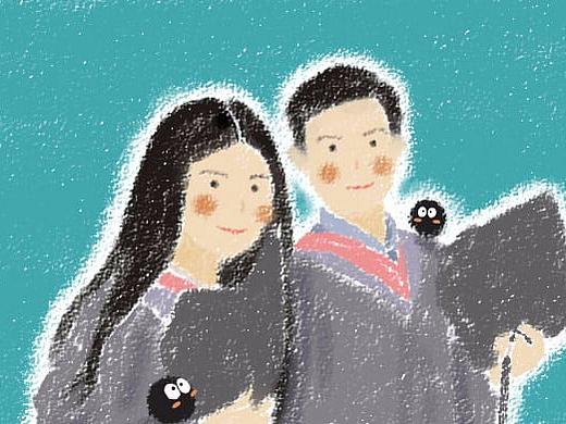 朋友的纪念照（个人主页-ZMjU5MjcwMzY=） - 创作习作 - 站酷设计师曲辰nong原创素材 - 站酷ZCOOL