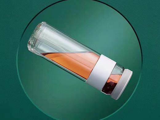 小米玻璃泡茶杯