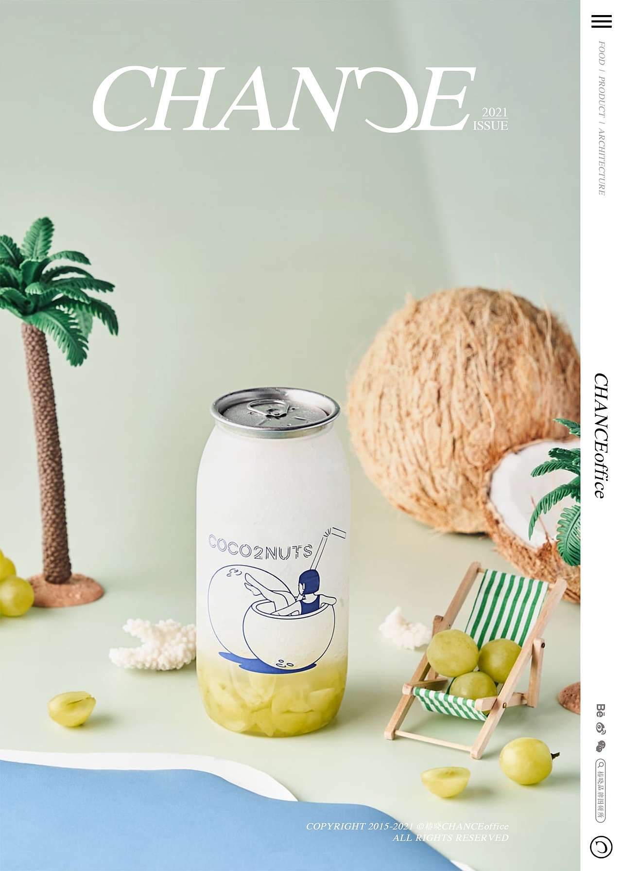 两只椰子99夏日水果海风系列chance03brand