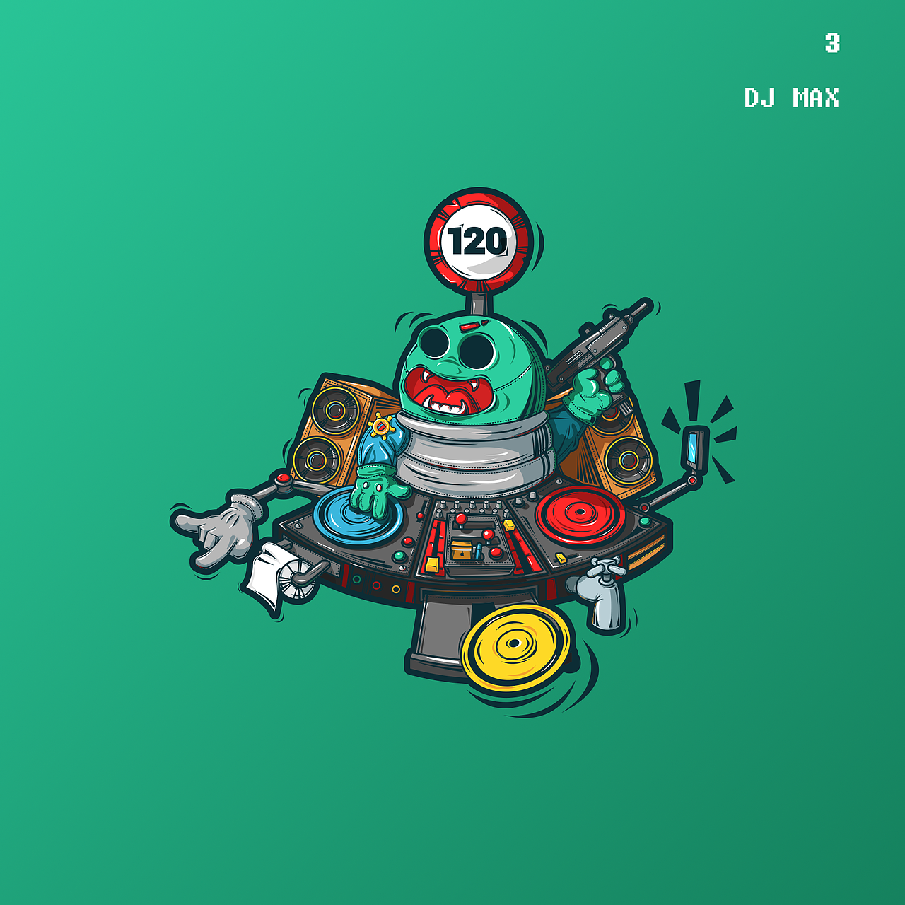 Big Brain-My illustrator 2017-A(图ZNzQ1MTk1NDA=) - 新锐潮流插画 - 站酷设计师风雷一剑原创素材 - 站酷ZCOOL