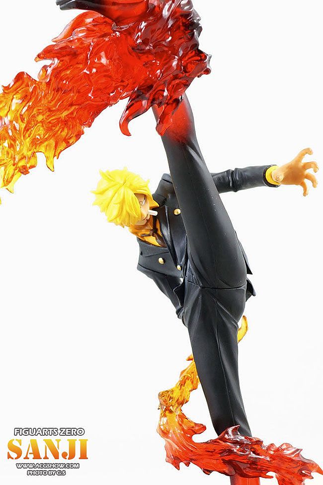 万代figuartszero海贼王山治战斗版恶魔风脚61画龙点晴