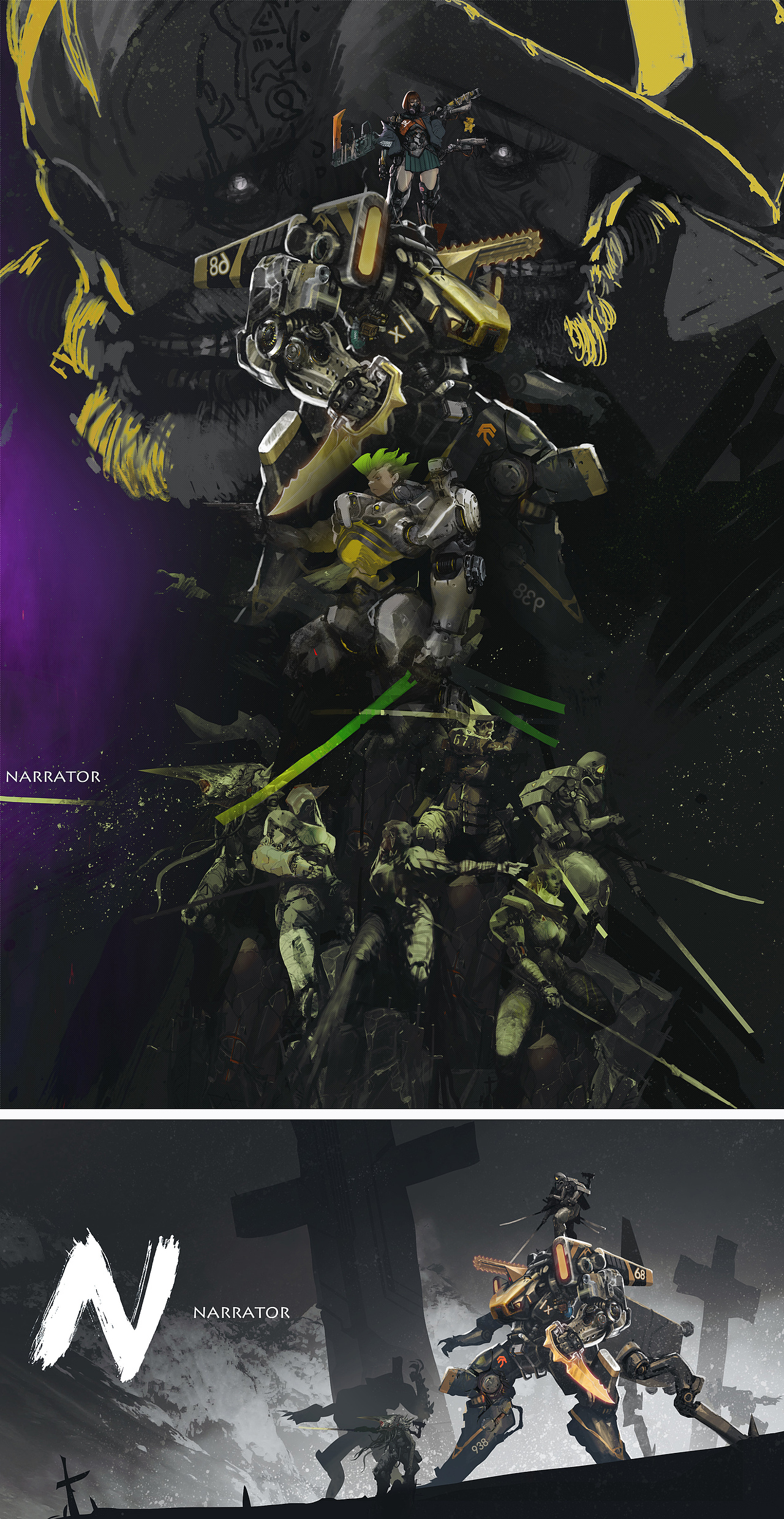 一个主机世界观的概念（图ZMjI0MjU3NjUy） - 概念设定 - 站酷设计师乔安CG原创素材 - 站酷ZCOOL