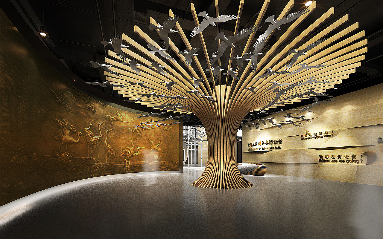 鸟类博物馆_巢派展厅设计-站酷zcool