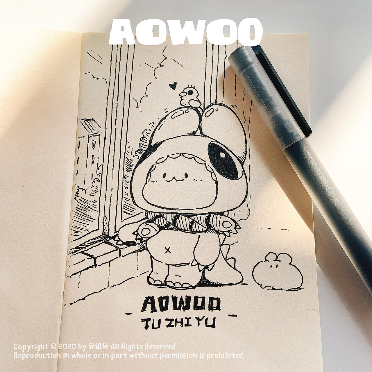 科洛多大陆嗷呜和桔里的小日常（图ZMTk5MDU4MzQ0） - 创作习作 - 站酷设计师兔纸鱼原创素材 - 站酷ZCOOL