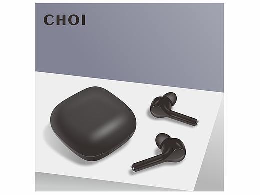 CorelDRAW鼠绘蓝牙耳机