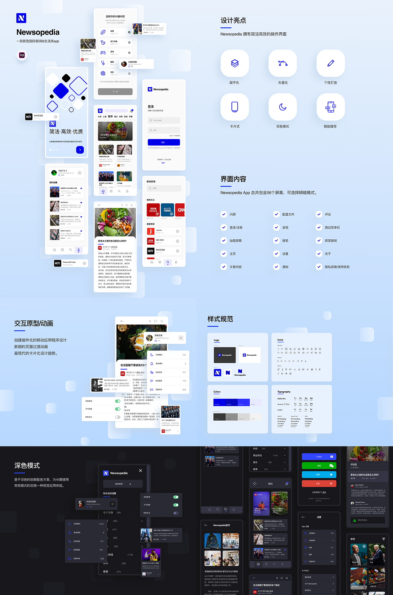Newsopedia新聞生活app（圖ZMjIzNDA4MDcy） - APP界面 - 站酷設(shè)計(jì)師Raicle原創(chuàng)素材 - 站酷ZCOOL