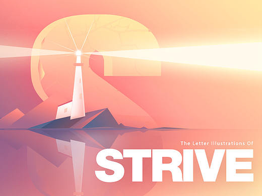 The Letter Illustrations Of STRIVE（个人主页-ZMjc0ODUzMjQ=） - 创作习作 - 站酷设计师RexTan原创素材 - 站酷ZCOOL