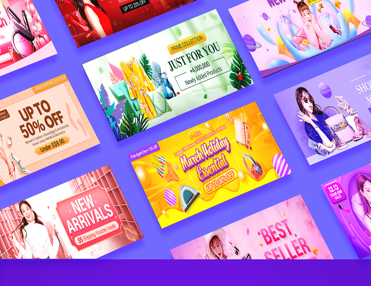 2019年Ezbuy跨境电商主视觉