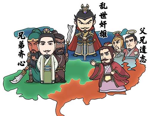 历史小插画，儿童节应个景
