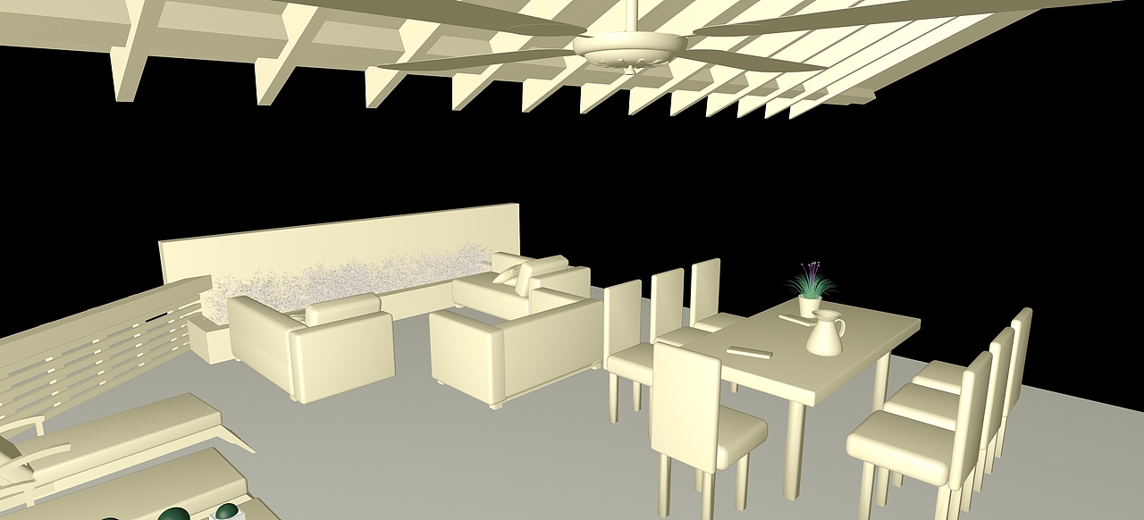 3DMAX 场景 临摹