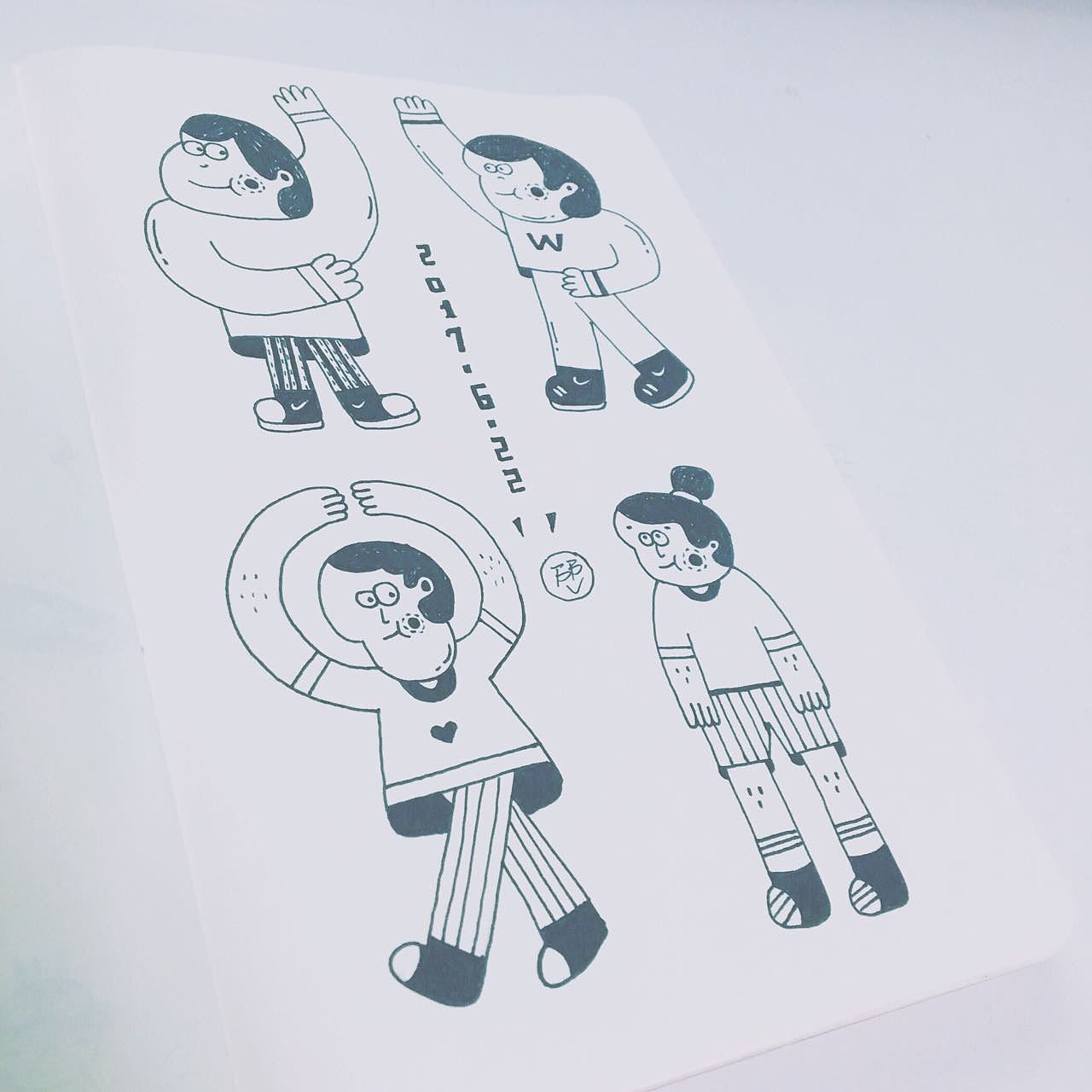 最近的手绘临摹