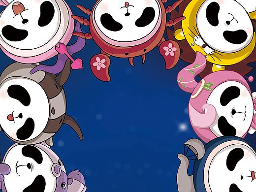 熊猫嘟嘟十二星座专属头像