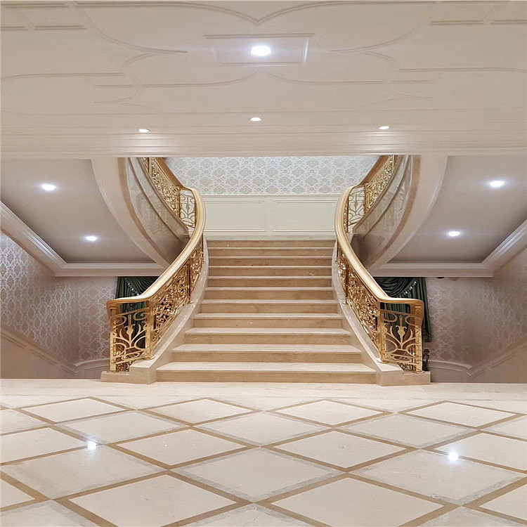 铝艺雕花楼梯护栏众钰厂家