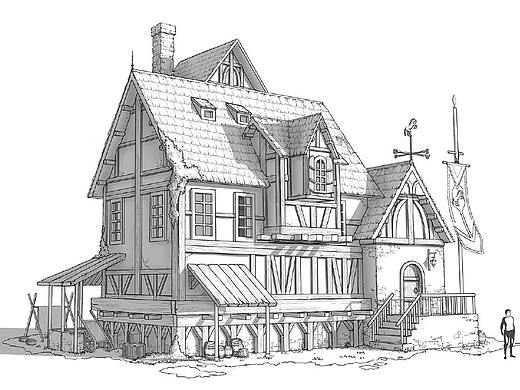 【铁皮人CG艺术】场景班立体设计练习（非商用）