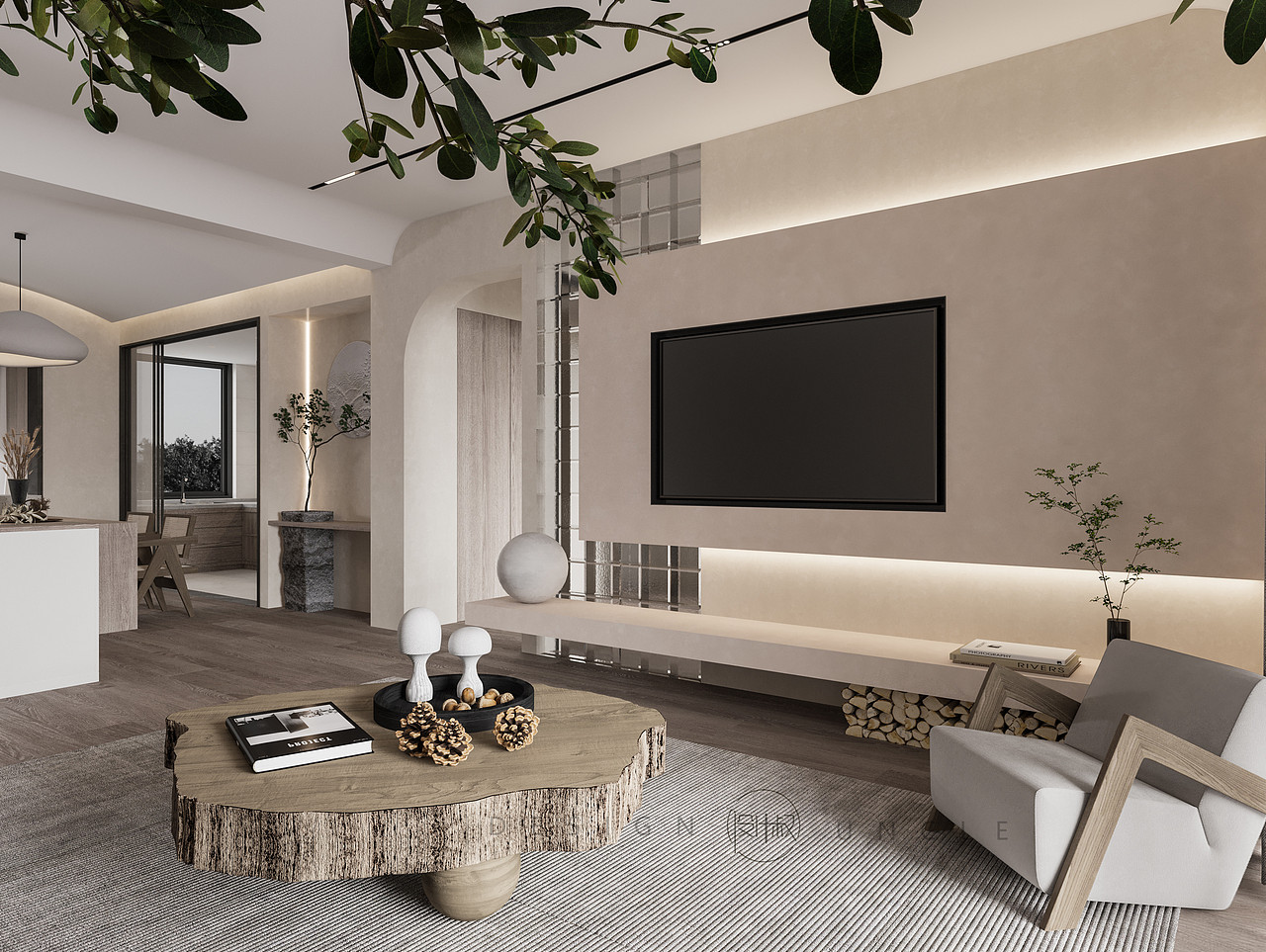 壹品唯创设计| 旧房改造，带有一丝禅意的诧寂温馨住宅