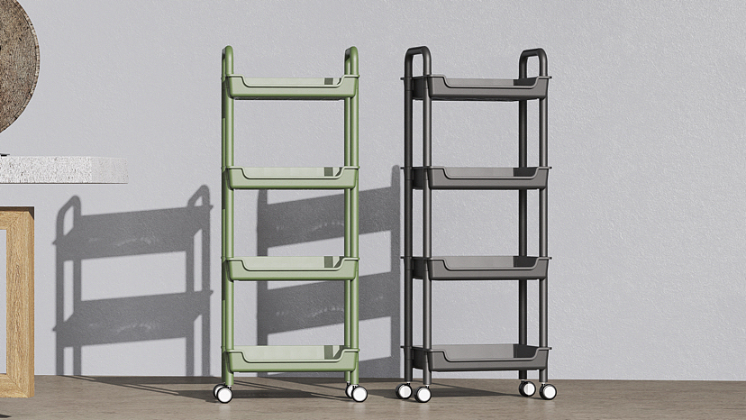 梦研社× 厨房卧室小推车置物架设计
