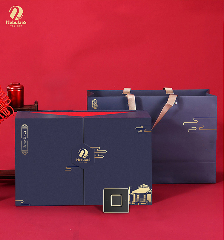 蓝色礼盒,高档典雅