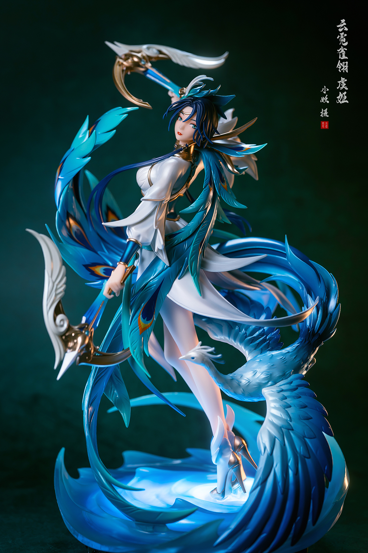 云霓雀翎——虞姬手办摄影