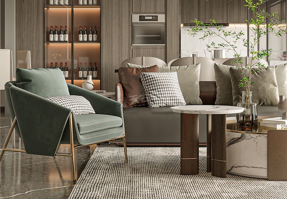 香港置地壹号半岛装修,现代简约风格设计,天古装饰公司