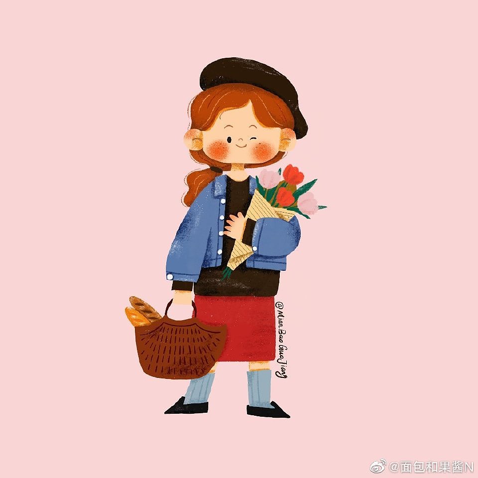 可爱姐妹团（图ZMjc1MzkyNDI0） - 商业插画 - 站酷设计师面包果酱lucky原创素材 - 站酷ZCOOL