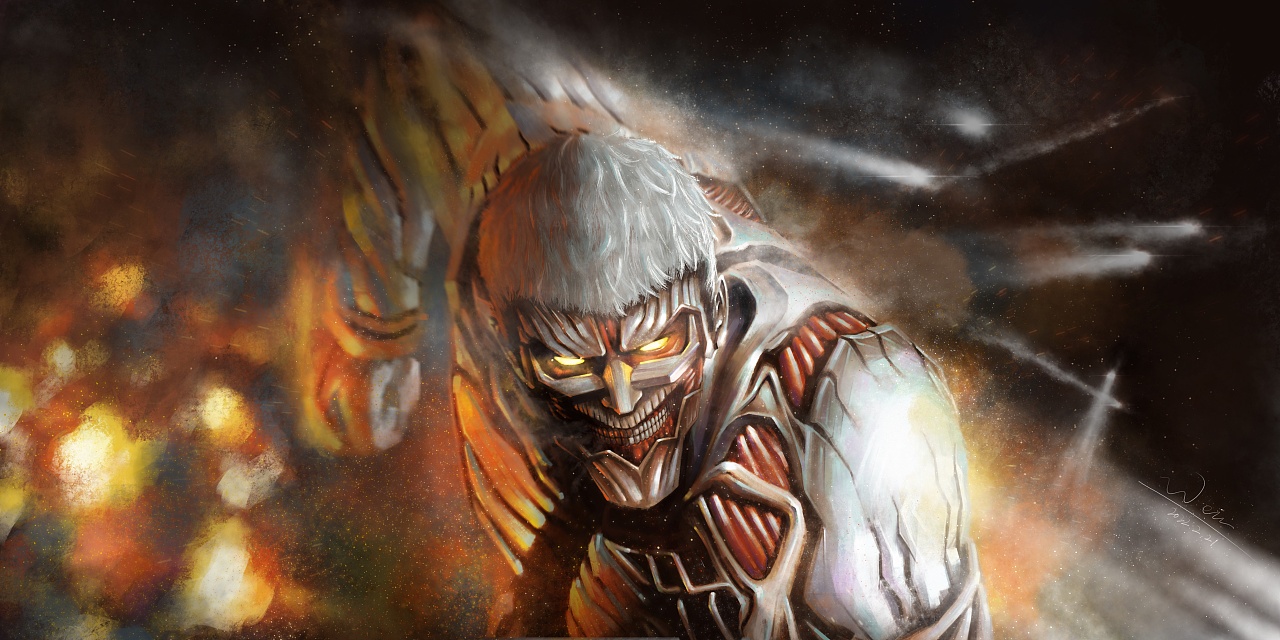 铠之巨人|插画|商业插画|weingc - 原创作品 - 站酷 (zcool)