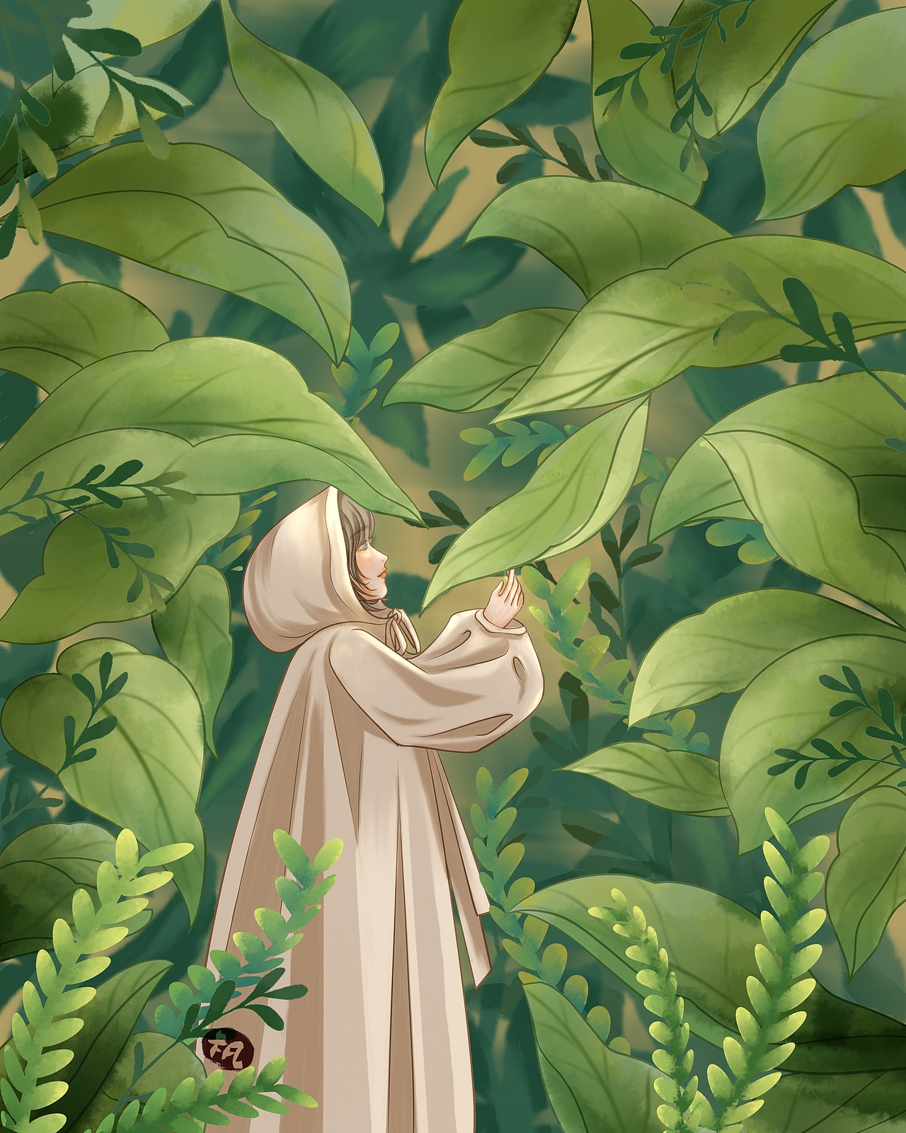 春夏秋冬 四季分明 原创插画