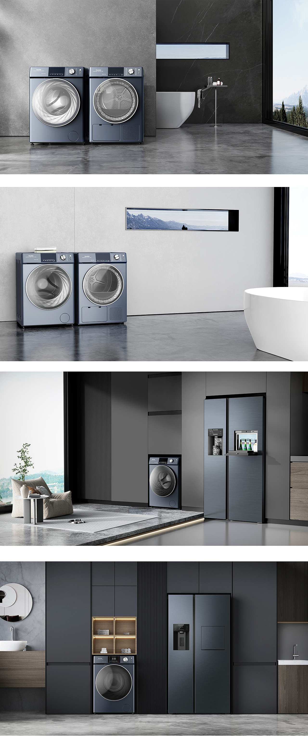 大家电渲染冰箱洗衣机（图ZMjk1ODU4NjQ0） - 产品 - 站酷设计师多酱原创素材 - 站酷ZCOOL