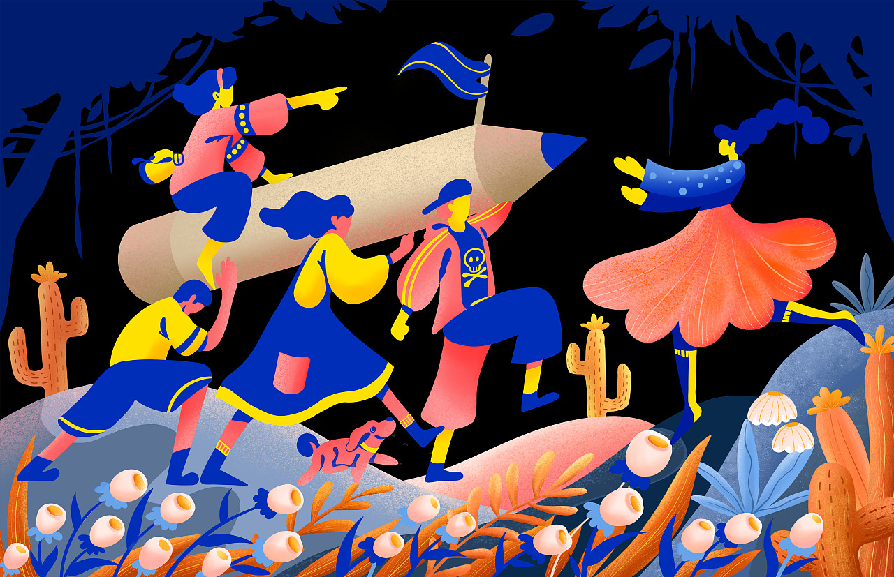 扁平小插画分享🫶