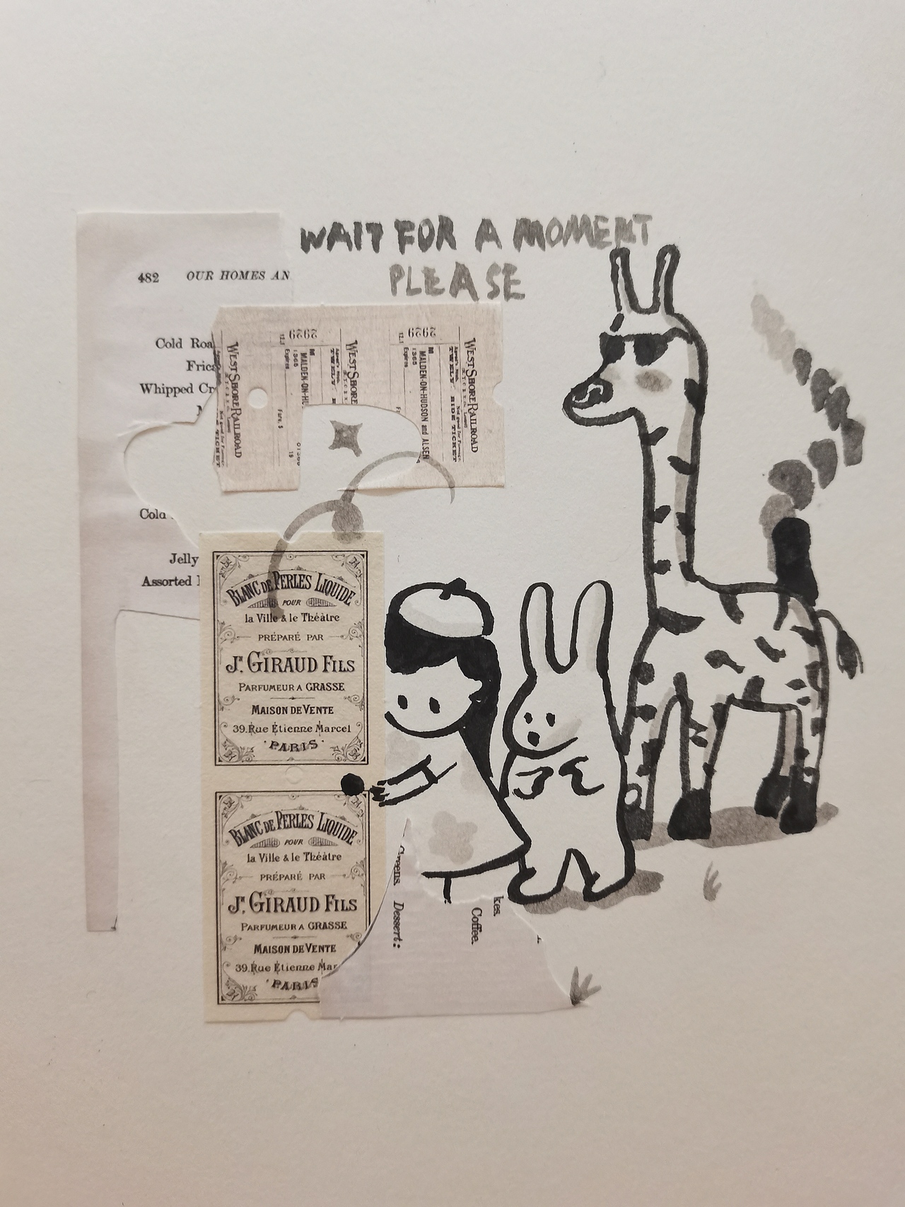 6月30天复古拼贴插画合集