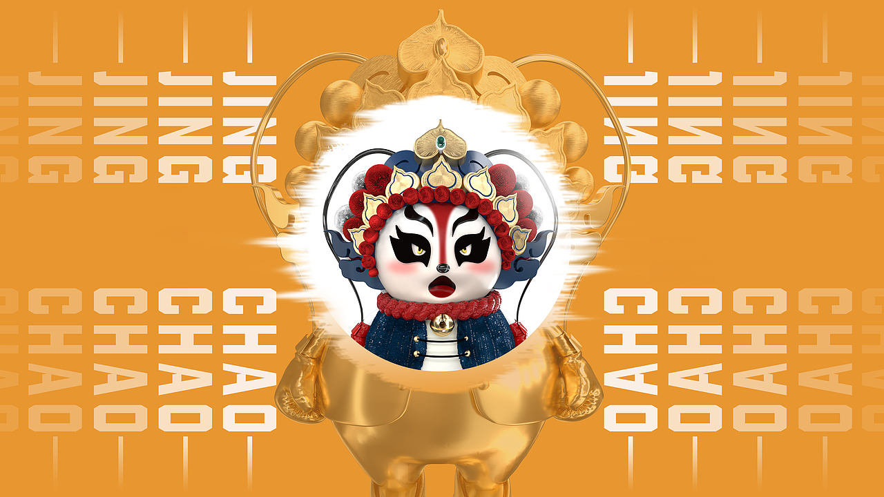 京潮猫-国潮餐饮品牌ip 潮玩 vi ip设计 ip产品