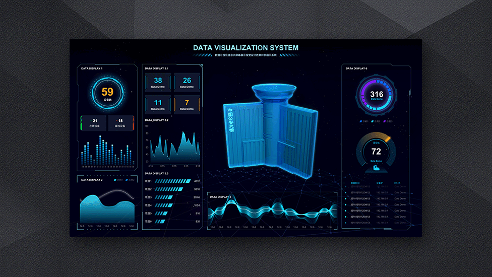 数据可视化大屏展示-练习稿